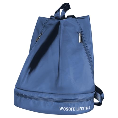 MEELYHOME Golf-Schuhtasche, Rucksack, groß, Sporttasche mit Schuhfach, wasserdichte Reisetasche für Damen und Herren, marineblau, 38*33cm