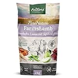 AniForte Lamm Trockenfutter für Hunde 2kg – Herzhaftes Lamm mit Süßkartoffeln & Vitaminen, Halbfeuchtes Trockenfutter, Hundefutter trocken getreidefrei & glutenfrei für Allergiker