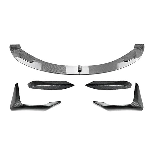 Splitter Auto Frontspoilerlippe Spoiler Splitter Stoßstange Canard Lip Splitter Body Kit Für 3 4er M3 M4 F80 F81 F82 F83 2013 Bis 2018 Frontlippe(Carbon Look Set A)