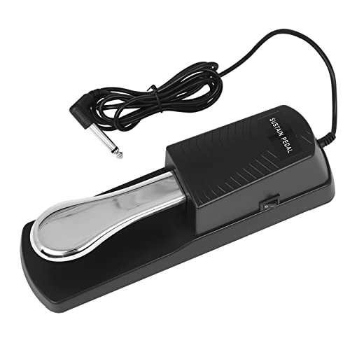 Piano Sustain Pedal Dämpferpedal Polaritätsschalter Sustain Pedal Fußschalter 6 35 Mm Stecker Für Digitalpiano MIDI Keyboard Piano Sustain Pedal Für Bühnenauftritte