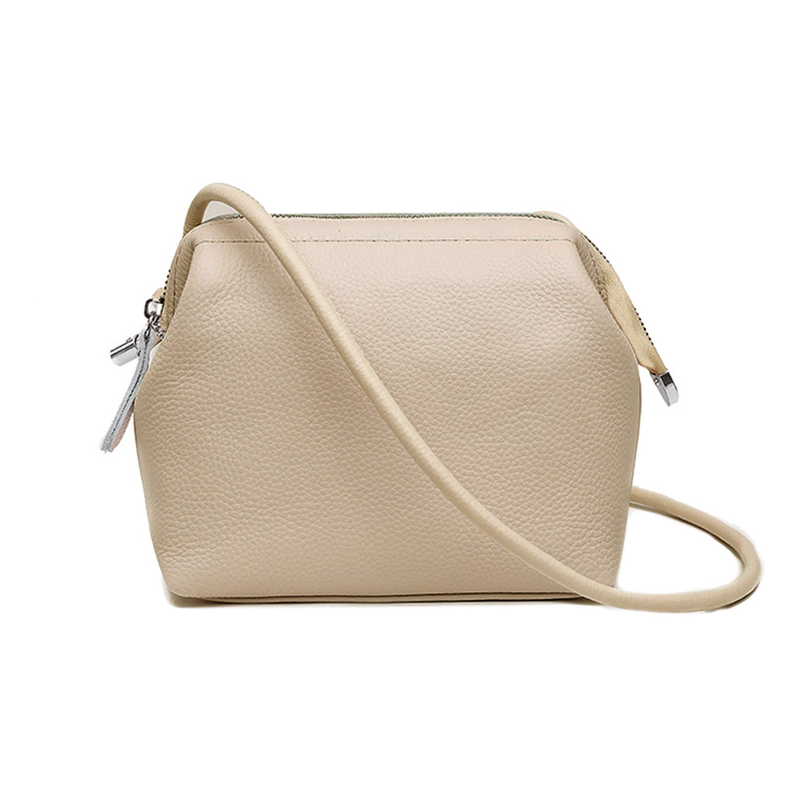 ohodhmnu 2023 modische Damen-Tragetasche, quadratische Taschen, trendige Tasche, Schultertaschen, Mädchen, Frauen, Crossbody-Tasche, einfarbig, Handytasche, Reisetasche, aprikose, with ribbon