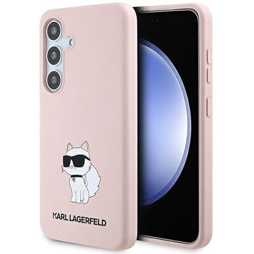 CG Mobile Karl Lagerfeld KLHCS24SSNCHBCP Hülle für S24 S921 hardcase Rosa Silicone Choupette