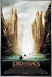 Herr der Ringe Poster 61 x 91,5 cm (93x62 cm) gerahmt in: Rahmen Silber