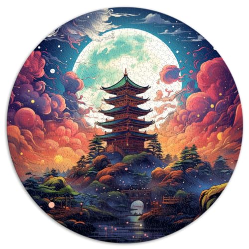 Puzzle Puzzle Fantasy Japan Moon Pago 1000 Puzzles für Erwachsene 26,5x26,5 Zoll Spielspielzeug ganze Familie