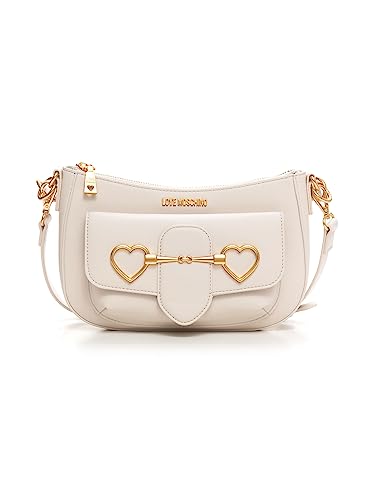 Love Moschino Damen Borsa Pu Avorio Umhngetasche, Elfenbein