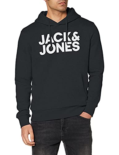 JACK & JONES NOS Herren Jjecorp Logo Sweat Hood Noos Kapuzenpullover, Blau(Navy BlazerBlau), Large