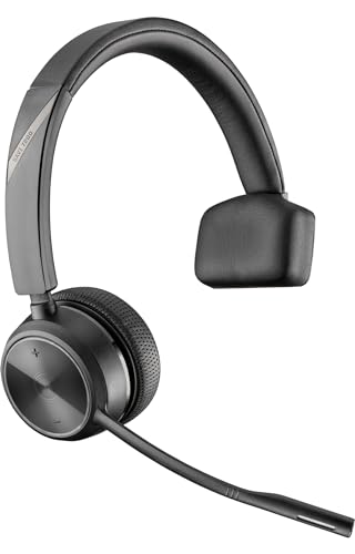 HP POLY Poly Savi 7210 Office - Savi 7200 Series - Headset - On-Ear - DECT - kabellos - aktive Rauschunterdrückung - Schwarz (8D3G9AA#ABB)