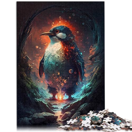 Spielgeschenk Puzzle Pinguin Puzzle für Erwachsene 1000 Teile Holzpuzzle Familienspiel Stressabbau Schwieriges Herausforderungspuzzle 1000 Teile (50 x 75 cm)