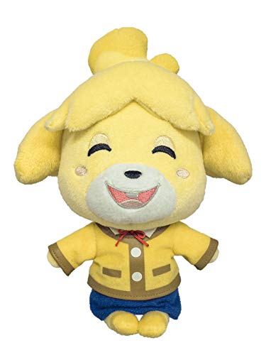 Sanei Boeki Animal Crossing All Star Collection Shizue Isabelle Marie Melinda Fuffi (Sourire) (S) Plush Peluche Plüsch 20.5cm