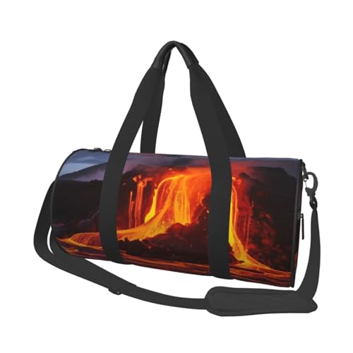 Robuste Kilauea Volcano Reisetasche, geräumige und stilvolle Tasche für alle Ihre Reisebedürfnisse