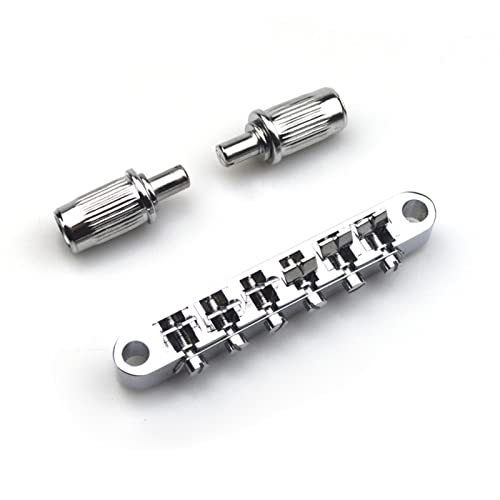 Gitarrenbrücke Chrome 1 Set Tune-o-matic Für E-Gitarre Tune-o-matic Steg