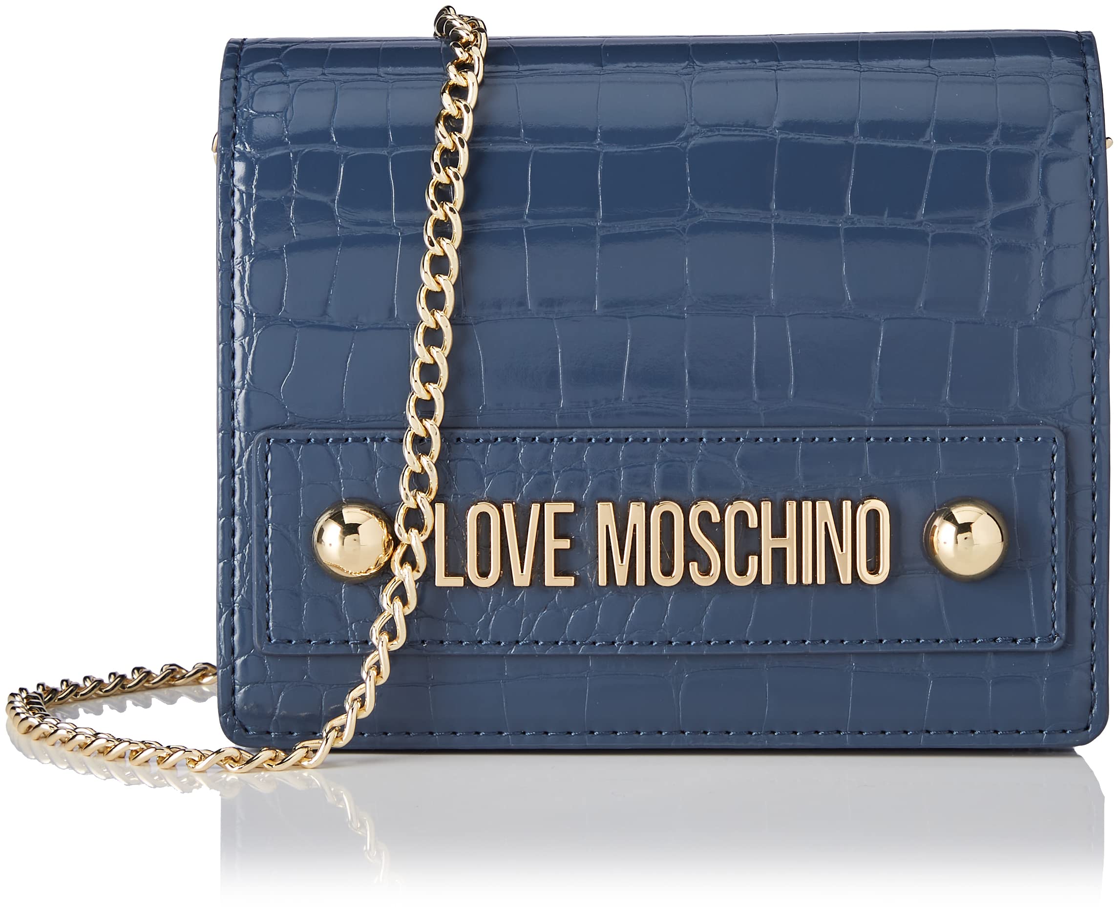 Love Moschino Damen Jc4427pp0fks0750 Umhängetasche, blau, Einheitsgröße