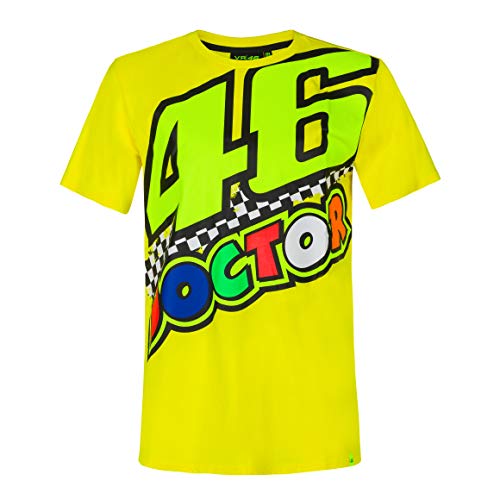 Valentino Rossi Vr46 Classic T-Shirt für Herren, Herren, VRMTS390001, gelb, S