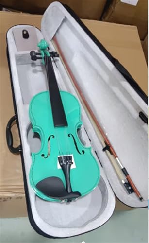 Standard Violine Violine Holz Anfänger Praxis Massivholz Geige(4/4-fnity blue)