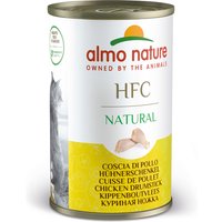 Sparpaket Almo Nature HFC Natural 24 x 140 g - Hühnerschenkel