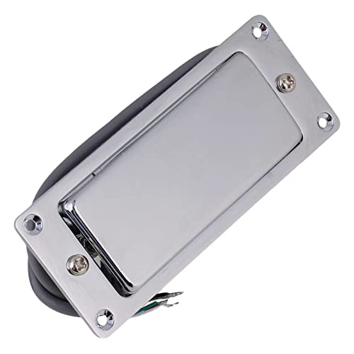 ZENGXUE Silber/Schwarz/Gold E-Gitarre Mini Humbucker Pickup Set Versiegelte Passform E-Gitarre Humbucker Tonabnehmer Set (Color : Silver)