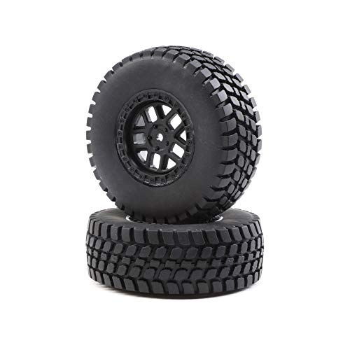 LOSI 1/10 Alpine Vorne/Hinten 2.2/3.0 Vormontierte Reifen, 12mm Hex (2): Baja Rey