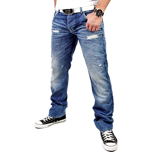 Cipo & Baxx Salient Herren Regular Fit Jeans Blau