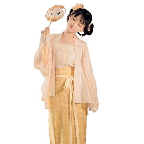 OZMDXKJ Hanfu-Kostüm für Damen, für Erwachsene, chinesischer Stil, super unsterbliches Lied, Deluxe-Damenbekleidung, Größe S = 145–158 cm, B