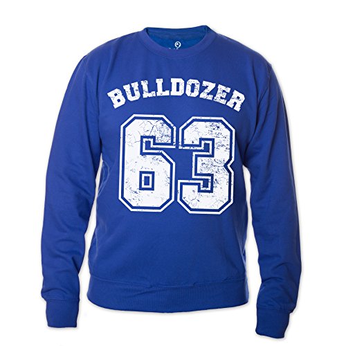 Bud Spencer Herren Bulldozer 63 Sweatshirt (blau) (XL)