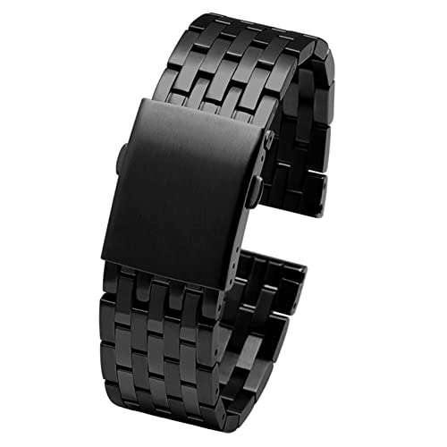 OPKDE Edelstahl-Uhrenarmband für Diesel DZ4316 DZ7395 7305 4209 4215, Herren-Armband, massives Metall, 24 mm, 26 mm, 28 mm, 30 mm, 30 mm, Achat