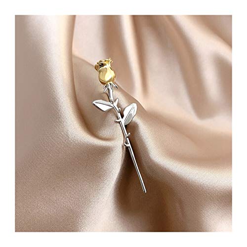 AIHEDOUJ Damen-Brosche mit Anstecknadeln – Roségold-Brosche, hochwertige Luxus-All-Match-Brosche, personalisierte Pullover-Mantel-Brosche, handgefertigter einzigartiger Schmuck, modische Broschen