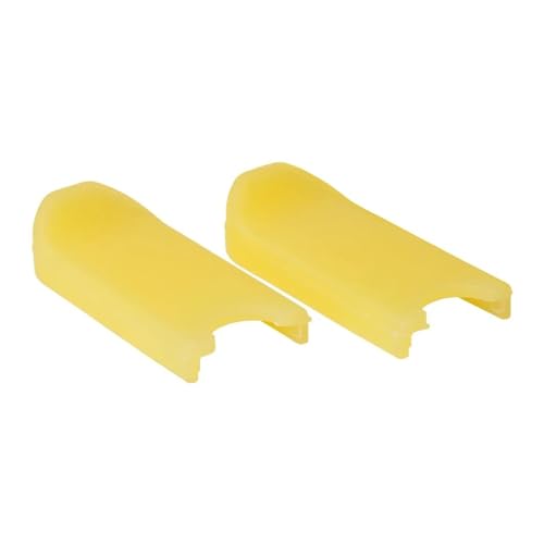 2 Teile/satz Saxophon Finger Rest Abdeckung Mit Sattel Farbe Silikon Daumen Rest Für Saxophon Professionelle Zubehör (Color : Yellow)