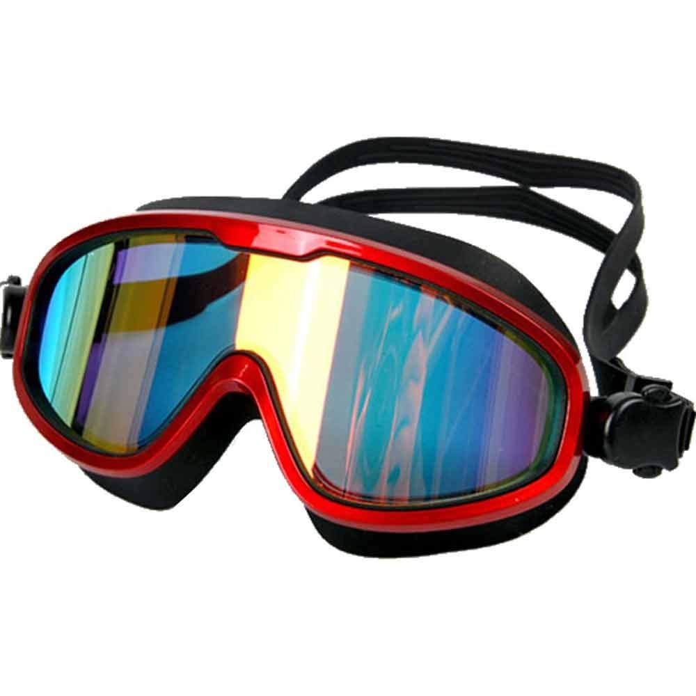 BFVAKBKYT Schwimmbrille, Schwimmbrille, Schwimmbrillen-Schutz, wasserdicht, beschlagfrei, for Unisex, Erwachsene, Männer und Frauen