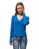 Peppercorn Damen Tana Rib 22 Ripp Pullover, 1537 Daphne Blue, L EU