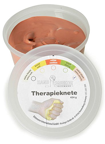 Therapieknete 453 g Physiotherapie Training Knete extrastark - terra