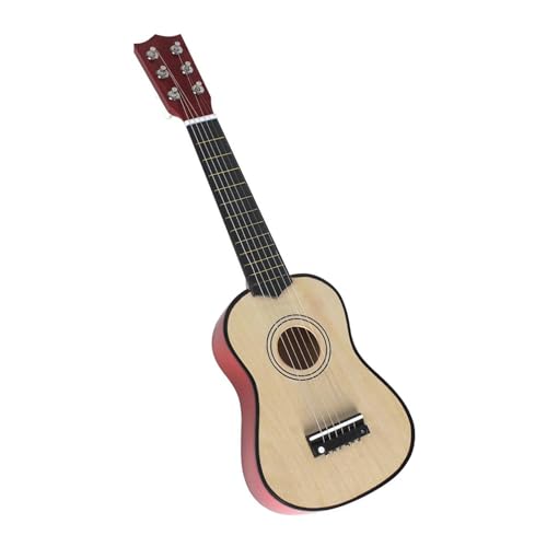 Akustische 6-saitige Holz-Ukulele-Minigitarre. Tragbare 21-Zoll-Ukulele Für Musikliebhaber Ukulele Einsteiger Kit