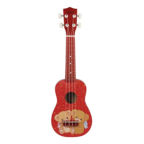 Ukulele, 53,3 cm, professionelle Ukulele, kleine Gitarre, zarte Stimmwirbel, 4 Saiten, Ukulele, Holz, Geschenk für Anfänger, Sopran-Ukulele