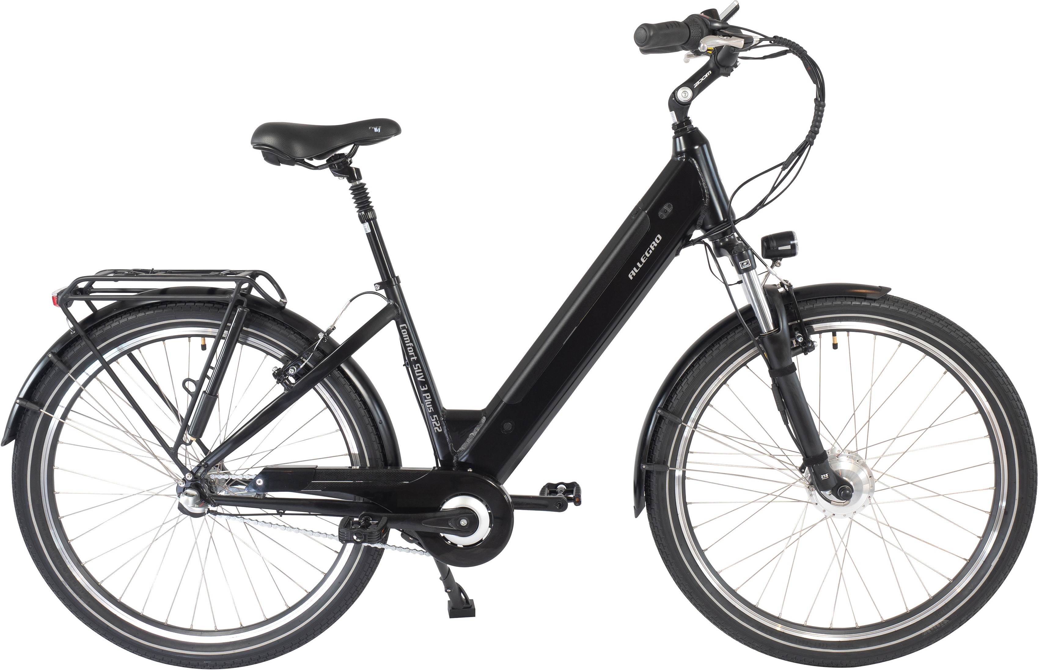 ALLEGRO E-Bike "Comfort SUV 3 Plus 522", 3 Gang, Shimano, Nexus, Frontmotor 250 W, Pedelec, Elektrofahrrad für Damen u. Herren, Cityrad