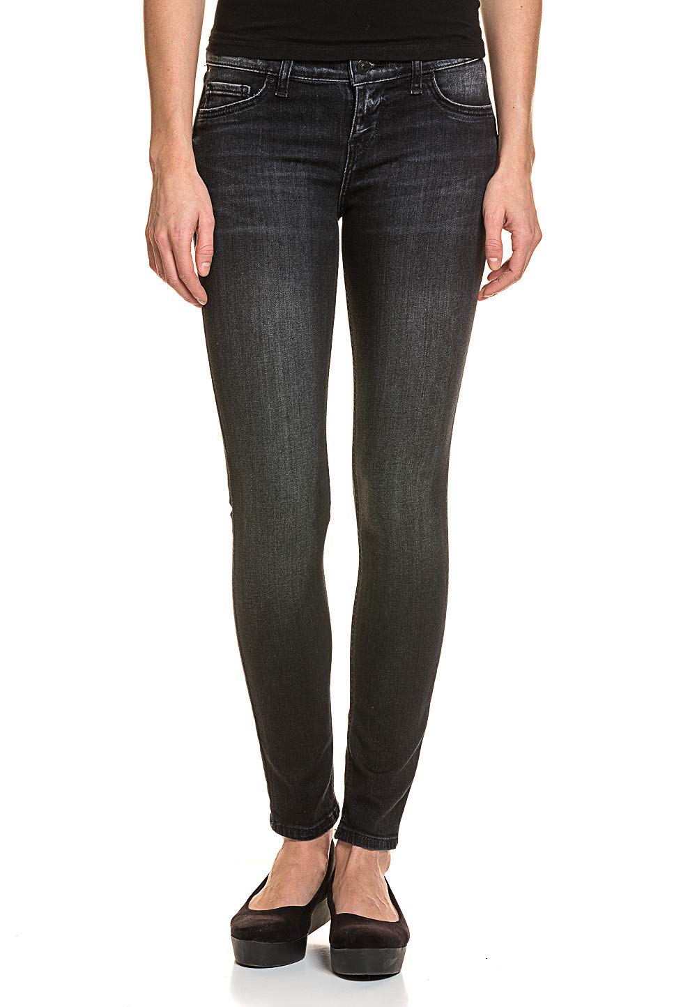 LTB Damen Jeans Isabella Skinny Fit - Schwar - Black Sling Wash, Größe:W 27;Farbe:Black Sling Wash (4222)