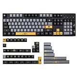 Mechanische Tastenkappe, PBT-Standard-Farbstoff-Sublimationstastenkappe, 143 Tasten, Profil, 6,25 U Platz für mechanische Tastatur, Farbstoff-Tasten