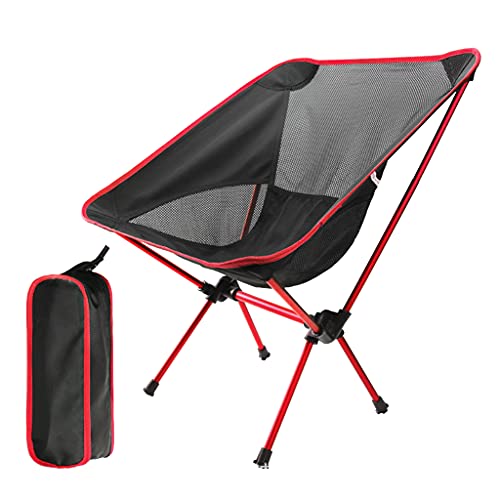 LIbgiubhy Moon Saucer Campingstuhl Zusammenklappbar Tragbar Getränkehalter Tragetasche Outdoor Wandern Angeln