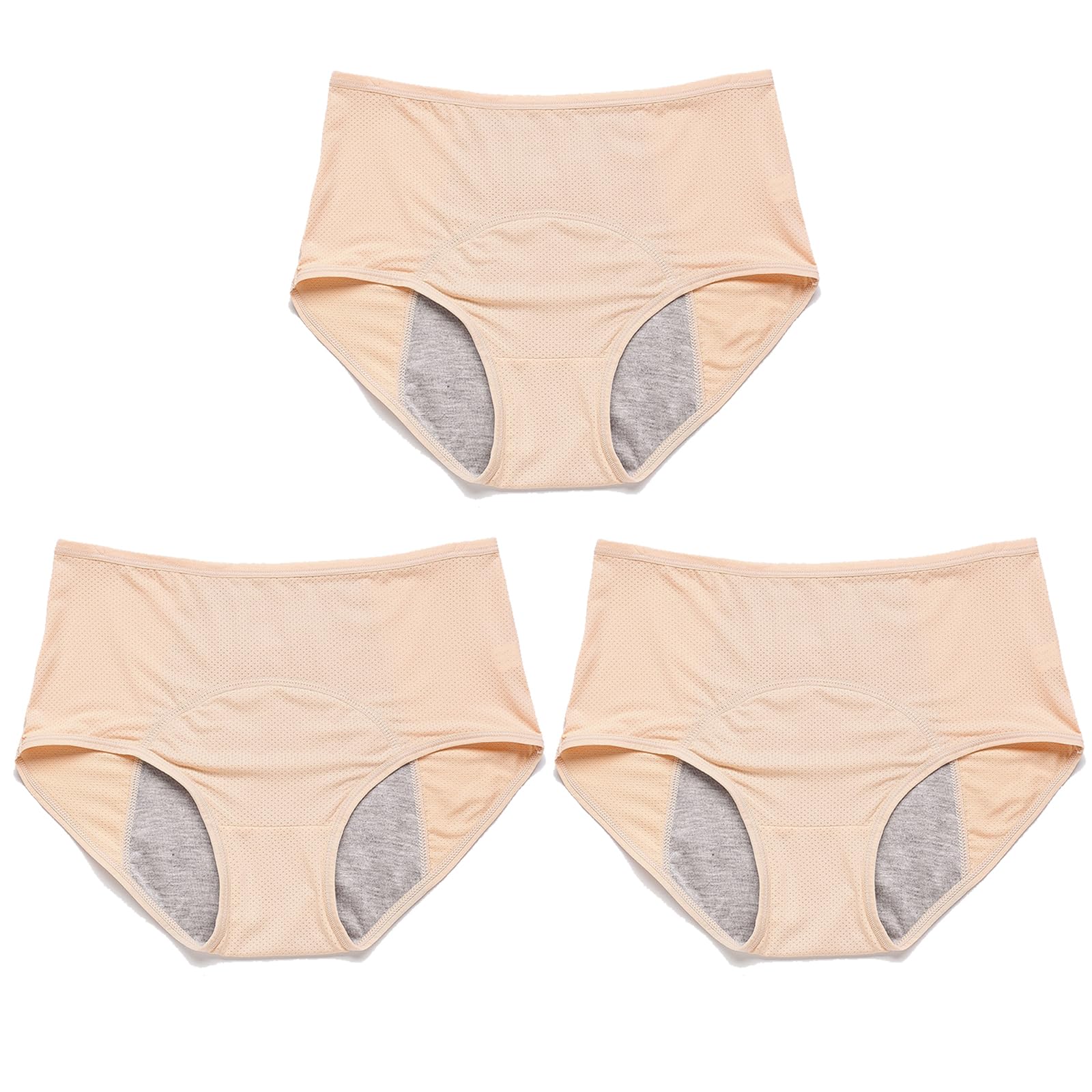 Ladydry Leak Proof Panties, Joyusfit - High Waist Leakproof Comfort Panties, everdries Leakproof Panties (3E,L)