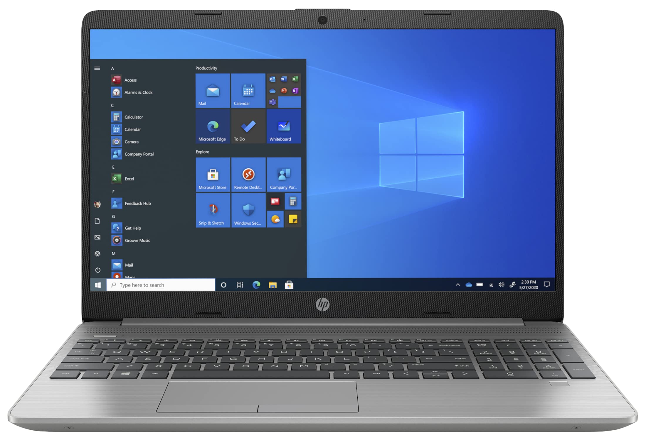 HP 250 - Silber (G8) - 15,6" FHD - Core i5 1035G1 - 32GB RAM - 1000GB SSD - USB 3 - Windows 10 Pro #mit Funkmaus +Notebooktasche