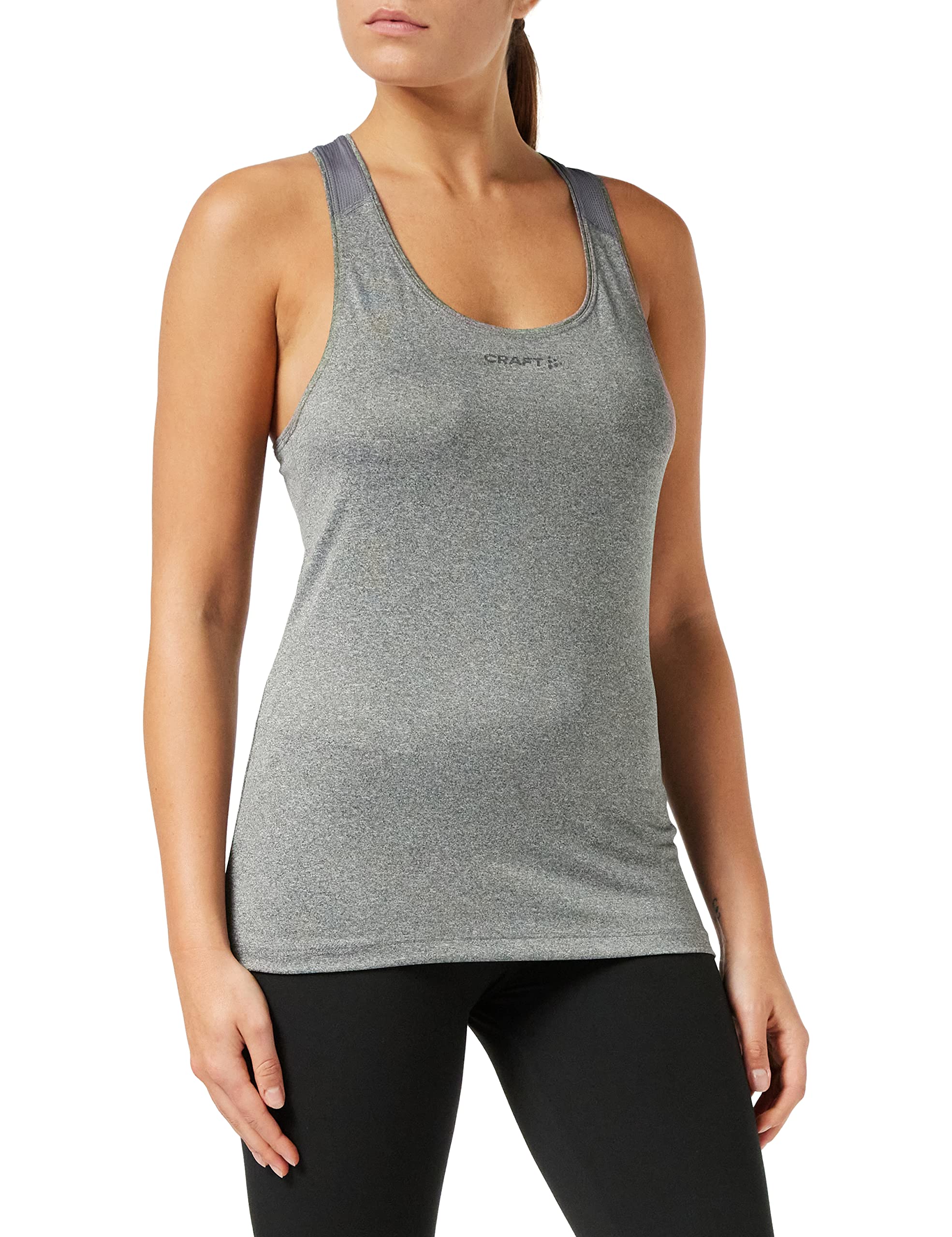 Craft Damen Training Advance Essence Trikots, dk Grey Melange, L