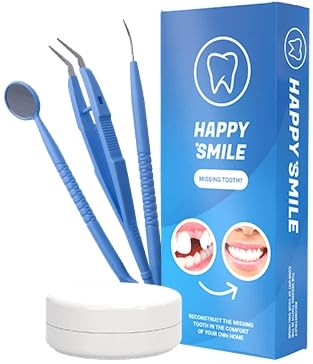 3x Happy Smile Kosmetische Zahnimplantate