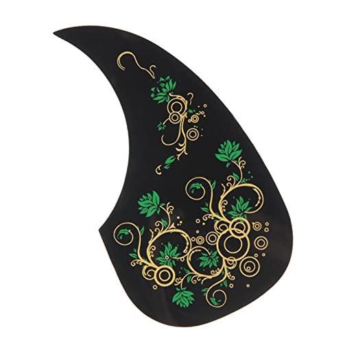 Akustische Gitarre Celluloid Schlagbrett Scratch Plate Pick Guards Gitarre Dekoration Schlagbretter für Akustikgitarren (Color : Green)