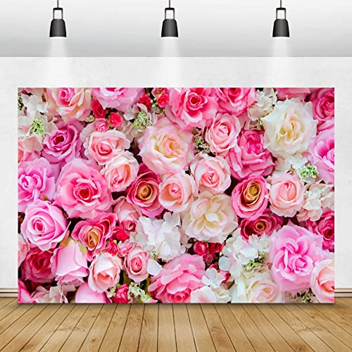 Rosa Rose Blumen Hochzeit Party Decor Fotografie Hintergrund Geburtstag Valentinstag Porträt Hintergrund Für Foto Studio300x200cm