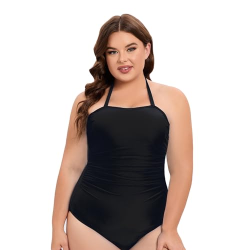 Zkydhbd Damen Schwimmanzug Mit Neckholder Und Neckholder Push Up Badeanzug 1-teiliger Badeanzug Für Den Urlaub Strandkleidung