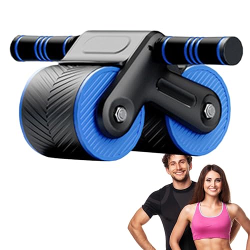 Weppduk Bauchmuskelroller - Automatischer Rebound-Übungsroller, Bauchmuskeltrainingsgerät - Heimgymnastik-Fitnessgerät, Core-Workout-Trainingsgerät für Männer und Frauen