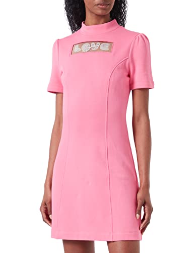 Love Moschino Women's Tight fit Short-Sleeved Dress, Fuchsia, 42