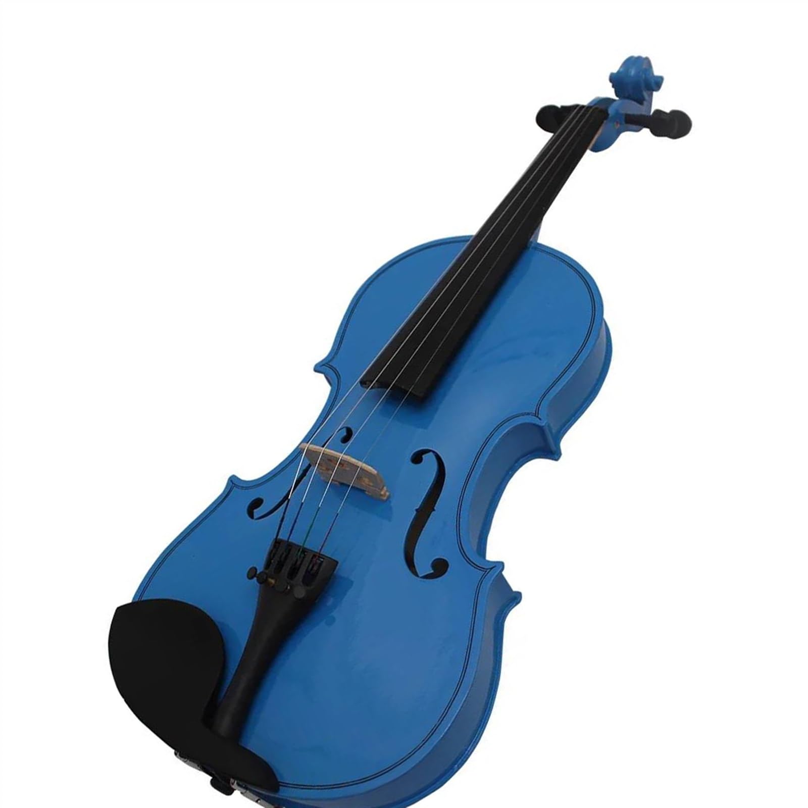 Standard Violine 4/4 Violine Dunkelblau Massivholz Violinenset Für Üben