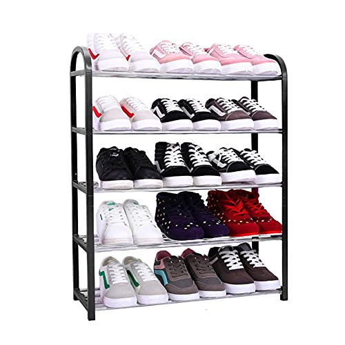 CNBYDK UWEREBFM Schuhregal Schuhregal Aluminium Metall Stehendes Schuhregal DIY Schuhaufbewahrungsregal Home Organizer Zubehör Schuhregal Schuhaufbewahrung