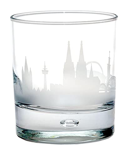 Tumbler Trinkglas Kölner Skyline / 6 Stück