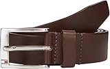 Tommy Hilfiger Herren Gürtel New Aly Belt Ledergürtel, Braun (Testa Di Moro), 95