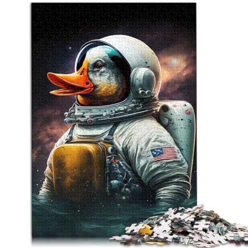 Spielgeschenk Puzzle Astronaut 1000 große Teile Puzzle für Erwachsene Holzpuzzle Wanddekoration Einzigartige Geburtstags 1000 Teile (50 x 75 cm)